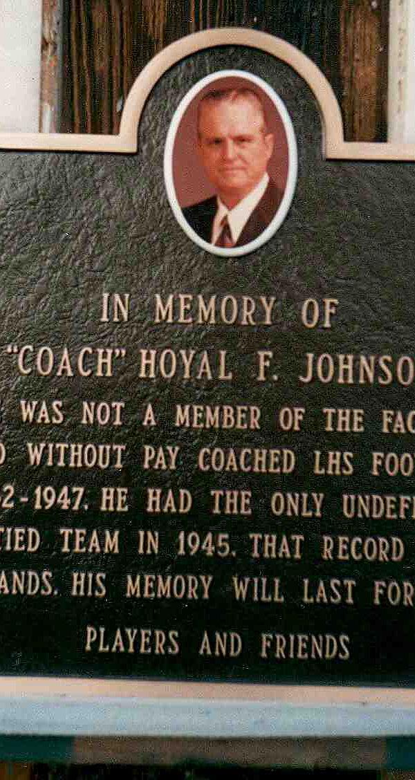 Inbox: What cap will adorn Johnson's Hall plaque?